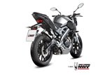 Système d'échappement complet Y.047.L2SC Mivv GP CARBON AVEC CARBON CUP Yamaha MT-125 2015-2019