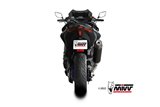 Sistema di Scarico Completo Y.073.LVC Mivv OVAL INOX NERO CON COPPA CARBONIO Yamaha T-Max 560 2022-2024