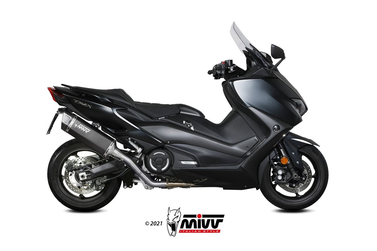 Système d'échappement complet Y.061.LR1TB Mivv SR-1 INOX Yamaha T-Max 560 2020-2021