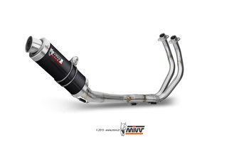 Y.045.L2SC Mivv GP CARBON Complete Exhaust System WITH CARBON CUP Yamaha MT-07/FZ-07 2021-2024