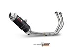 Y.045.L2SC Mivv GP CARBON Complete Exhaust System WITH CARBON CUP Yamaha MT-07/FZ-07 2021-2024