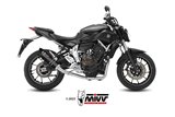 Y.045.L2SC Système d'échappement complet Mivv GP CARBONE AVEC COUPE CARBONE Yamaha MT-07/FZ-07 2014-2020