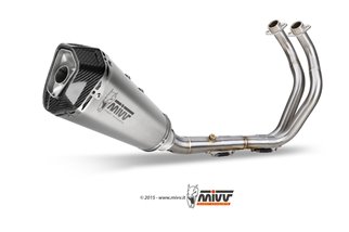 Complete Exhaust System Y.074.LDRX Mivv DELTA RACE INOX Yamaha MT-07/FZ-07 2021-2024