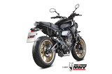 Complete exhaust system Y.077.LH1BA Mivv HR-1 BLACK STAINLESS STEEL ALUMINUM END CAP Yamaha XSR 700 2021-2024