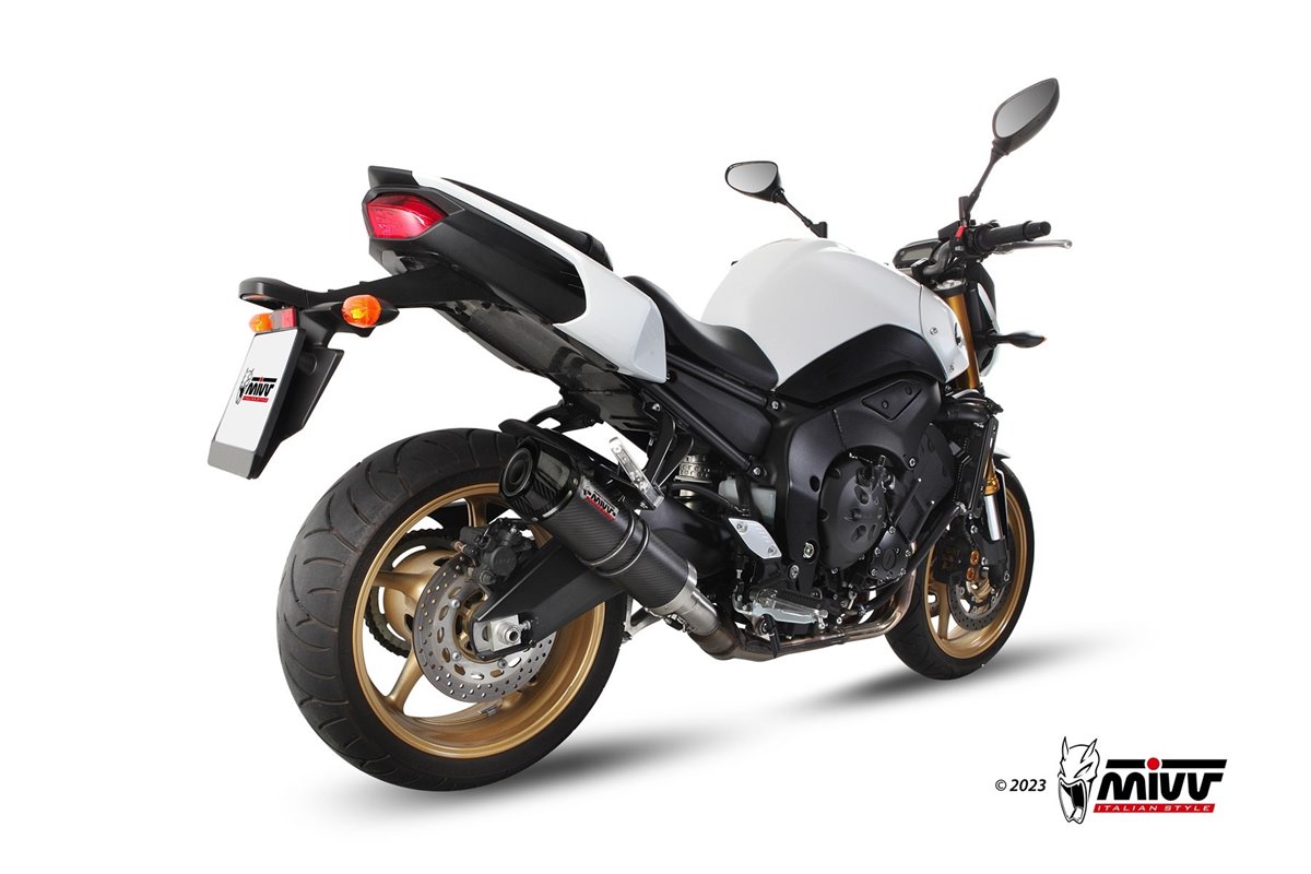 Y.033.L2SC Mivv GP CARBON Schalldämpfer-Auspuffanlage MIT CARBON-BECHER Yamaha FZ8/Fazer 8 2010-2016