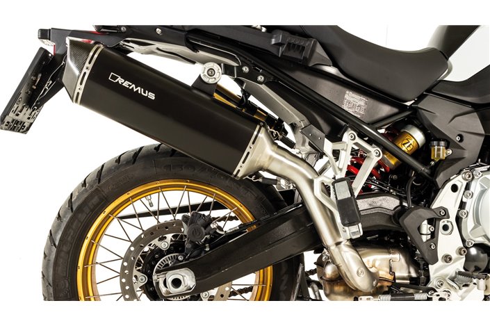 Remus terminal exhaust system 64783 085518 Black Hawk Racing BMW Enduro F 850 GS 2018-2020