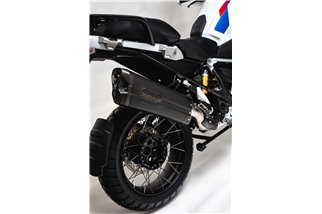 Système d'échappement terminal 82783 100065 Remus 8 2.0 Racing en acier noir BMW Enduro R 1200 GS 2016