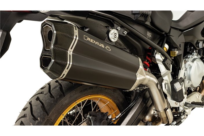 Terminal exhaust system 84782 085518 Remus 8 black steel BMW F 850 GS 2021