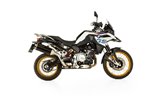 Sistema di scarico terminale 84782 085518 Remus 8 in acciaio nero BMW F 850 GS 2021