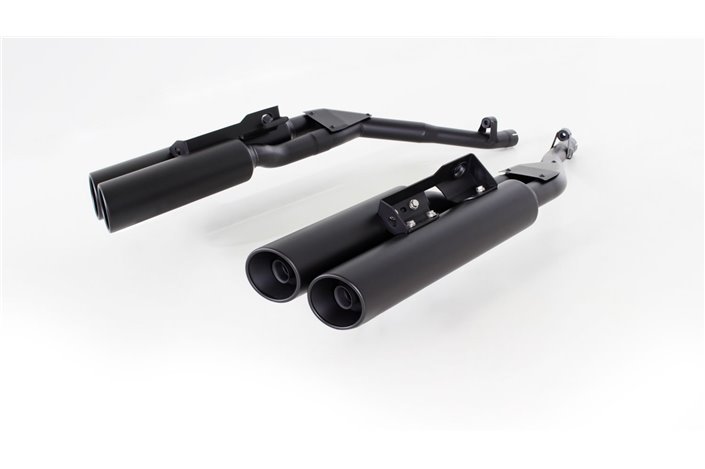 remus full exhaust system 7783 089518LR Custom in black steel BMW K 1600 Bagger/Grand America 2022