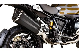 Sistema di scarico terminale 84782 100265 Remus 8 in acciaio nero BMW R 1250 GS/Adventure 2021