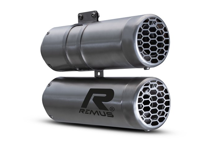 Terminal exhaust system 74582 087521 Remus Double Mesh in steel for BMW R nineT 2021