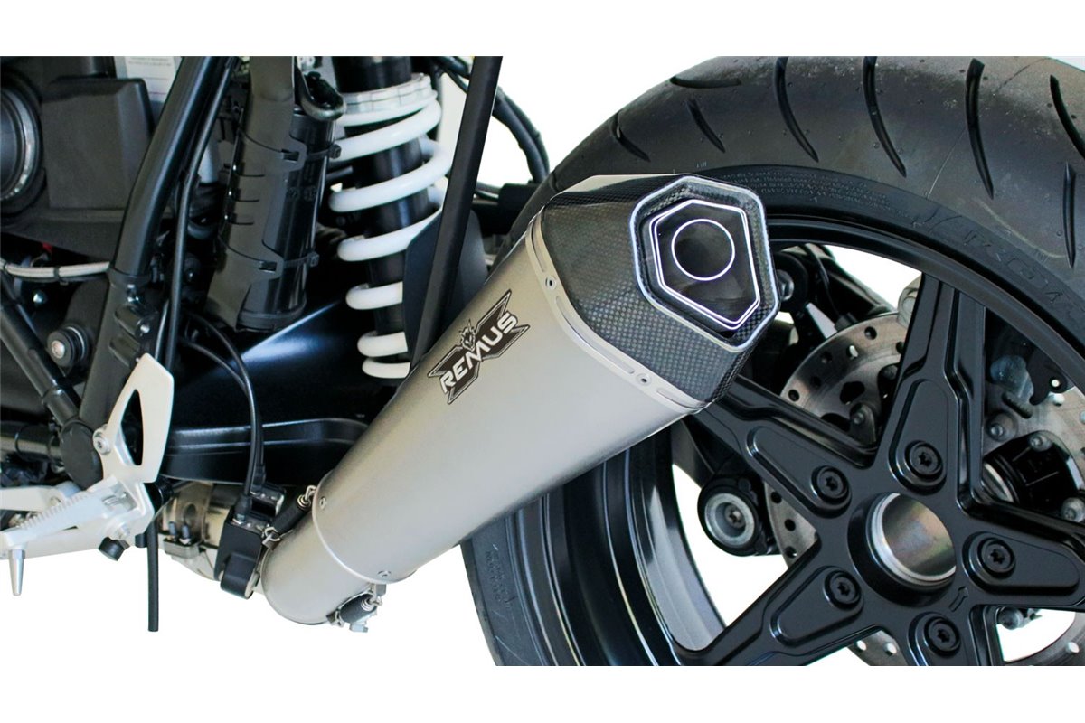 remus terminal exhaust system 056882 087516L Hypercone titanium BMW R nineT Racer 2016