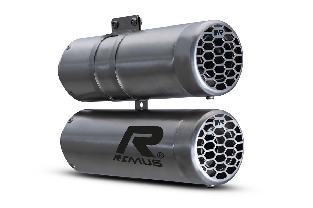 Terminal exhaust system 74582 087521-1 Remus Double Mesh in steel BMW R nineT Urban G/S Special Edition 2021