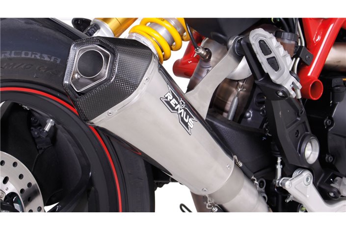 Remus terminal exhaust system 056683 156516 Hypercone in stainless steel Ducati Hypermotard 939 2016-2017