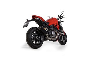 Sistema di scarico terminale 94783 100465 Remus NXT Racing in acciaio nero Ducati Monster 1200/1200 S 2017