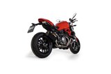 Terminal exhaust system 94783 100465 Remus NXT Racing in black steel Ducati Monster 1200/1200 S 2017