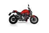 Terminal exhaust system 94783 100465 Remus NXT Racing in black steel Ducati Monster 1200/1200 S 2017