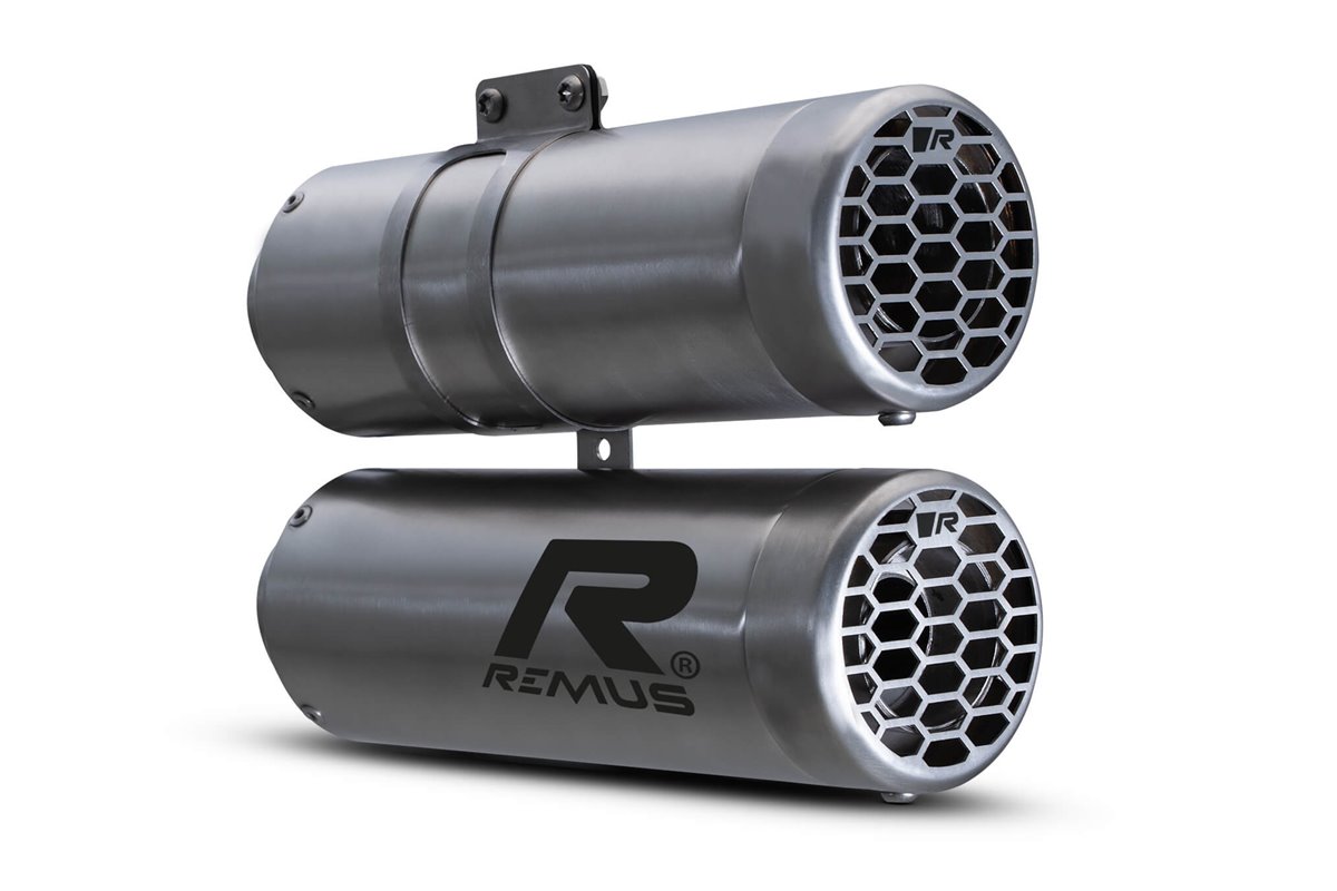 Terminal exhaust system 74582 156521 Remus Double Mesh in steel Ducati Monster M7 2021