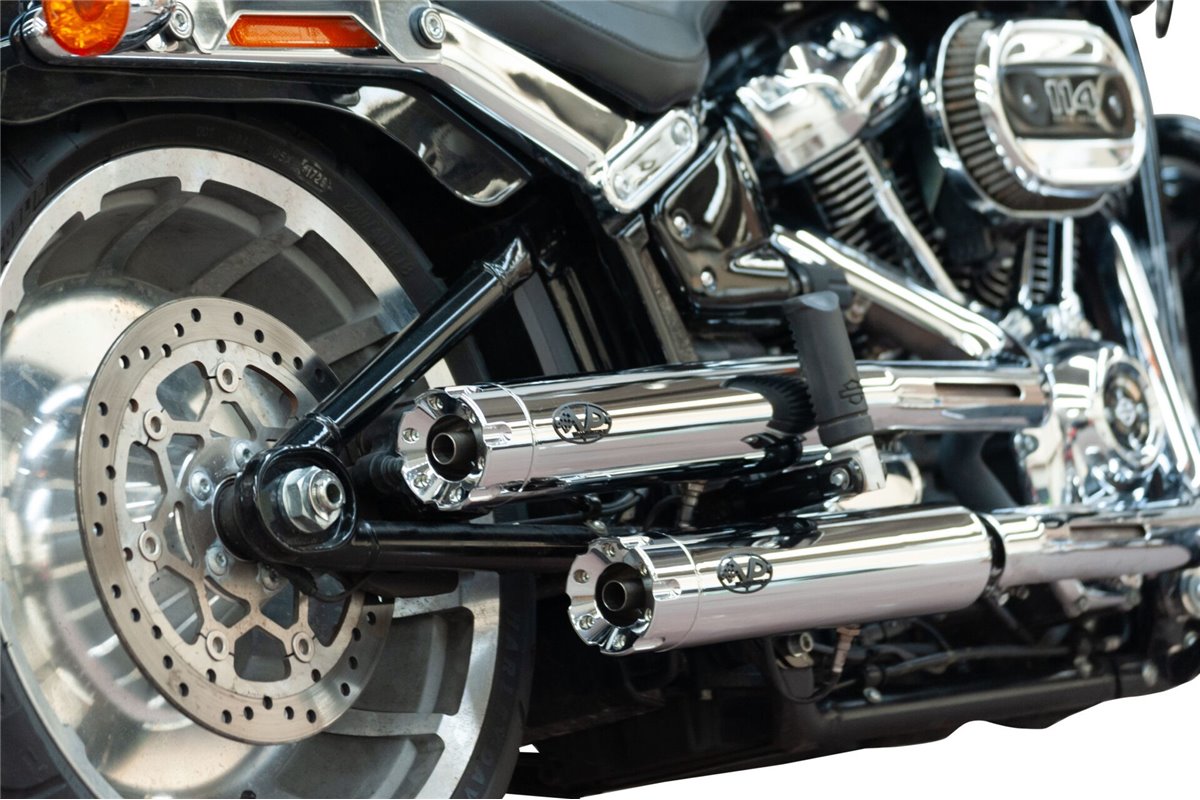 Exhaust Pair Silencers VPerformance Chrome AHAR0300058 Harley-Davidson Breakout - Fat Boy 2021-2024