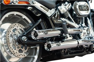 Exhaust Pair Silencers VPerformance Chrome AHAR0300058 Harley-Davidson Breakout - Fat Boy 2021-2024