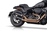 Paire d'échappement de silencieux VPerformance noir AHAR0290048 Harley-Davidson Fat Bob 2021-2024