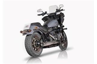 Paire de silencieux d'échappement VPerformance Satin AHAR0340054 Harley-Davidson Low Rider St 2021-2024