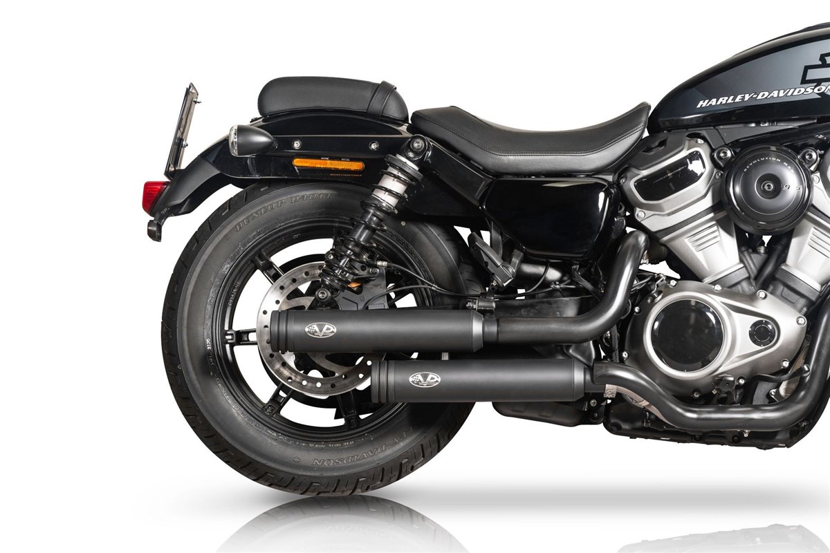 Scarico completo coppia silenziatori 2 in 2 VPerformance nero opaco AHAR0320039-1 Harley-Davidson Nightster 2022-24