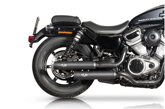 Scarico completo coppia silenziatori 2 in 2 VPerformance nero opaco AHAR0320039-1 Harley-Davidson Nightster 2022-24