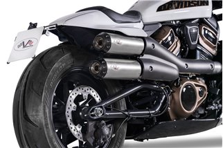 VPerformance 2-into-2 Semi-Full Exhaust Silver AHAR0260045 Harley-Davidson Sportster 1250 2021-2024