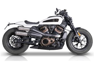 Scarico semi-completo 2 in 2 VPerformance Argento AHAR0260045 Harley-Davidson Sportster 1250 2021-2024