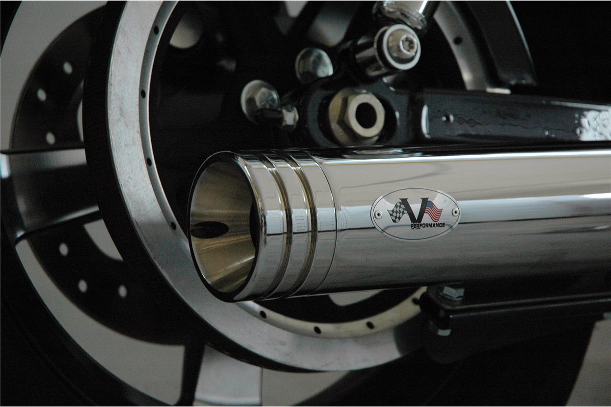 Auspuffpaar VPerformance Chrome Schalldämpfer AHAR0030002 Harley-Davidson Sportster 2004-2013