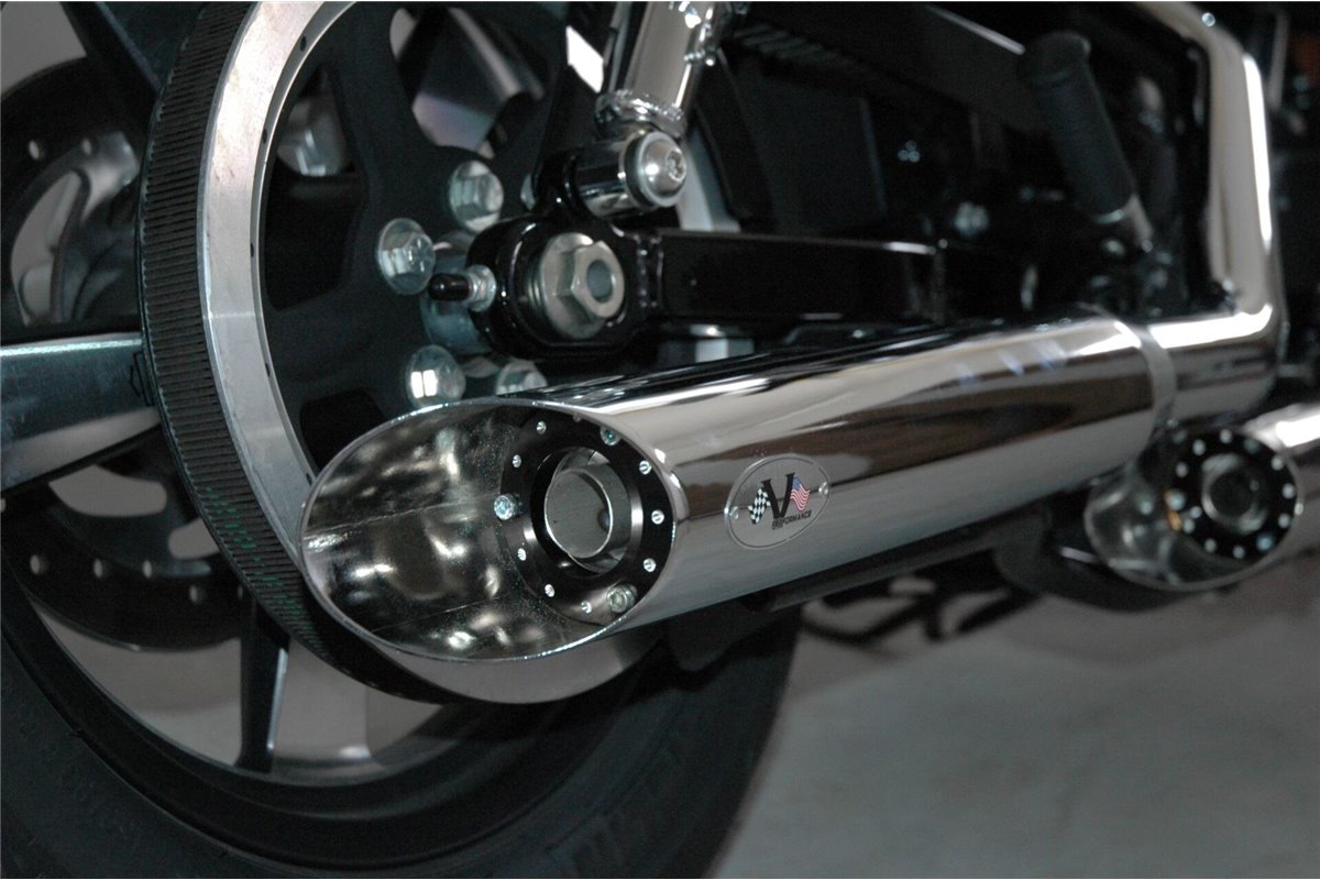 Exhaust Pair VPerformance Chrome Silencers AHAR0220002 Harley-Davidson Sportster 2014-2020