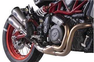 Doppelschalldämpfer-Auspuff VPerformance Titanium AIND0070015-1 Indian FTR 1200 Euro5