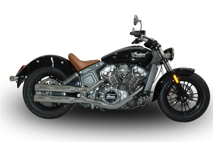 Auspuffpaar VPerformance Chrome Schalldämpfer AIND0080001 Indian Scout 2015-2020