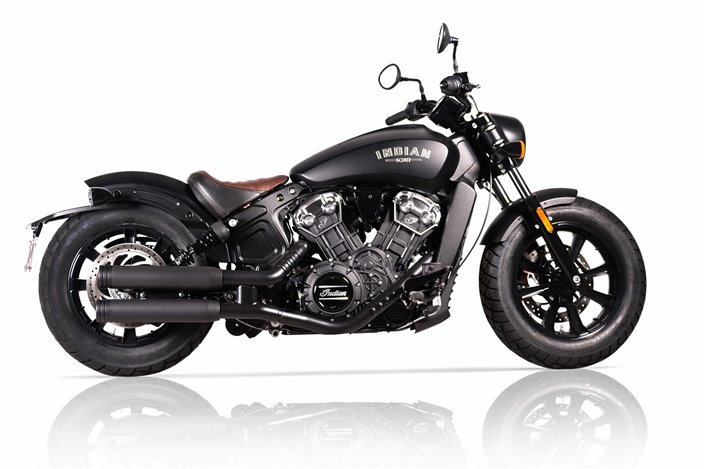 Auspuffpaar Schalldämpfer VPerformance Dark AIND0080010 Indian Scout Bobber 2015 - 2020