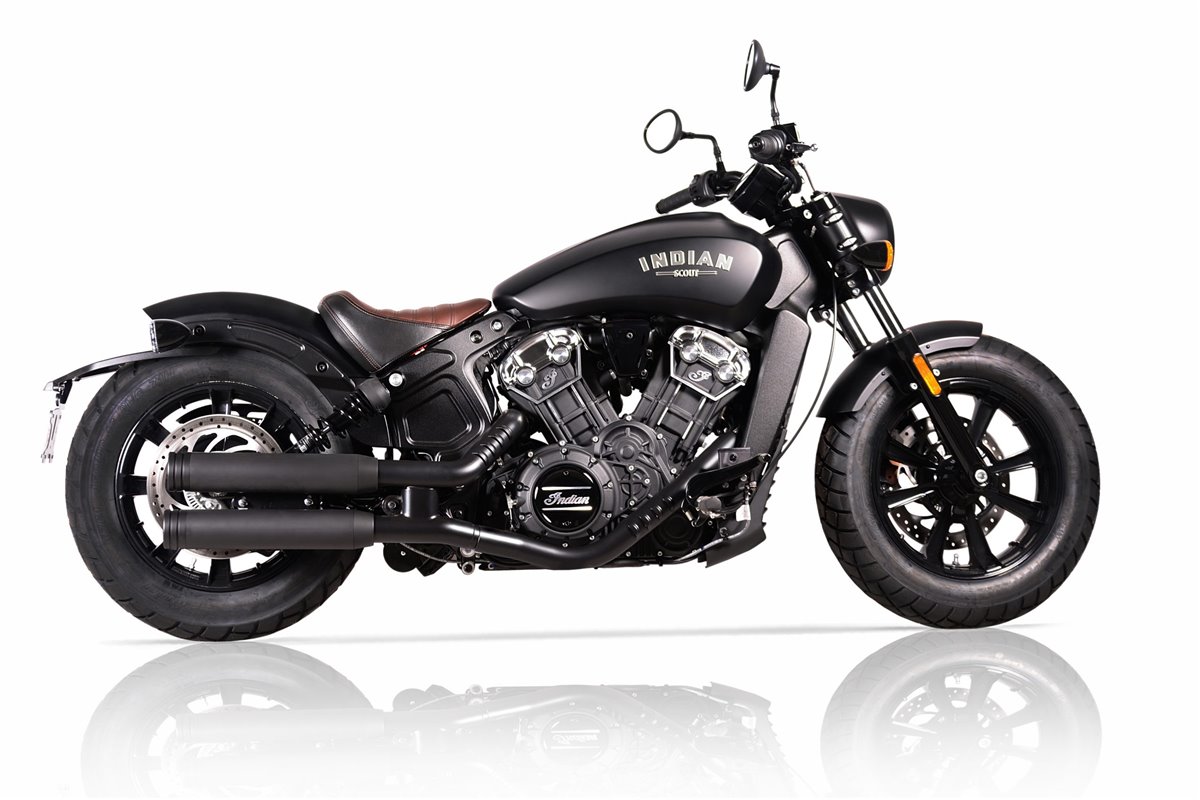 Paire de silencieux d'échappement VPerformance Dark AIND0080010 Indian Scout Bobber 2015 - 2020