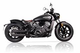 Paire de silencieux d'échappement VPerformance Dark AIND0080010 Indian Scout Bobber 2015 - 2020