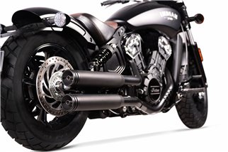 Auspuffpaar Schalldämpfer VPerformance Dark AIND0080010 Indian Scout Bobber 2015 - 2020