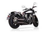 Auspuffpaar Schalldämpfer VPerformance Dark AIND0080010 Indian Scout Bobber 2015 - 2020