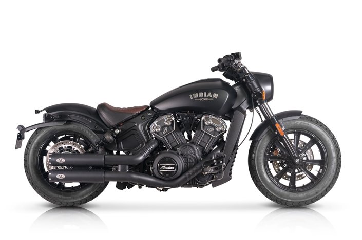 Paire d'échappement de silencieux VPerformance Dark AIND0090014 Indian Scout Bobber