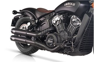 Scarico coppia silenziatori VPerformance Dark AIND0090014 Indian Scout Bobber