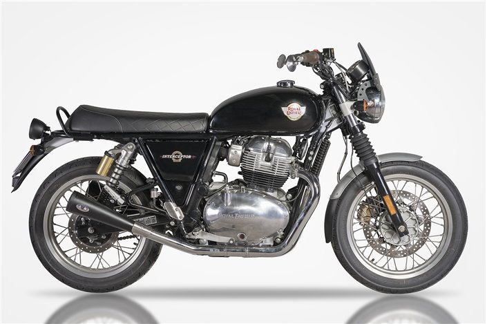 Paire de silencieux d'échappement VPerformance Dark AROE0020018 Royal Enfield GT 650 Interceptor