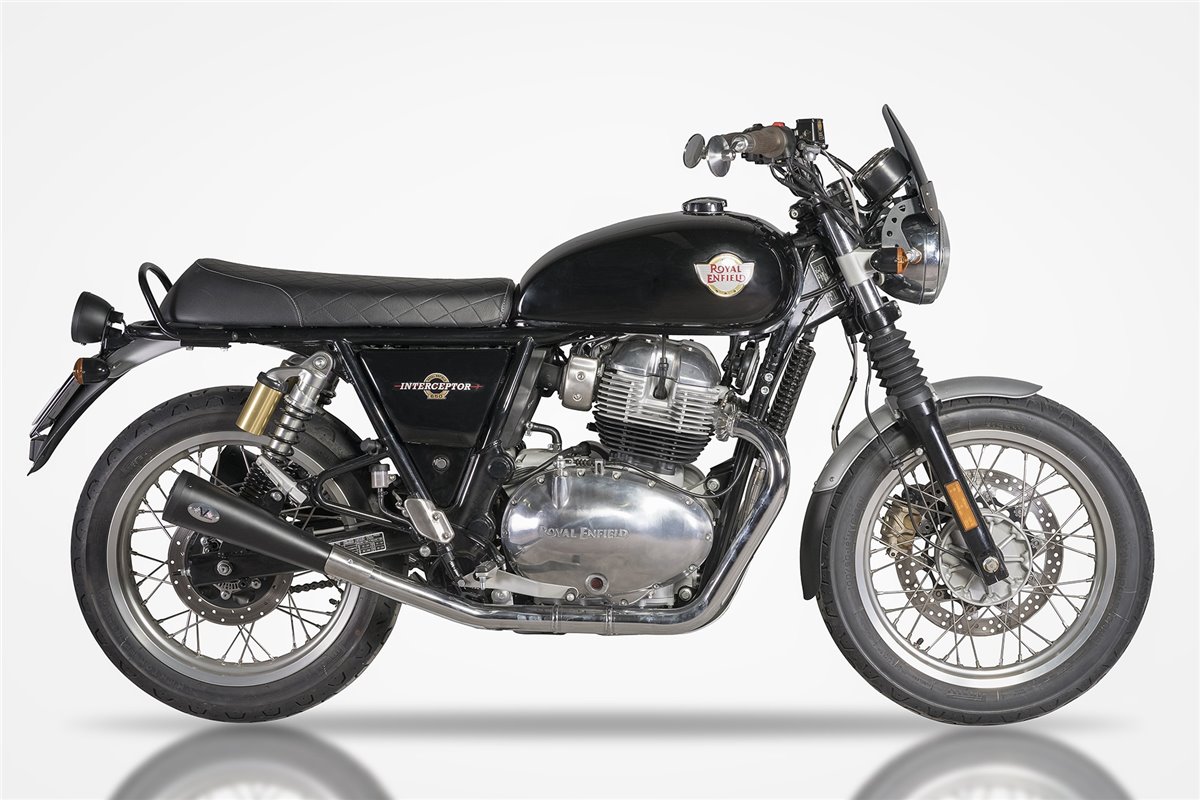 Scarico coppia silenziatori VPerformance Dark AROE0020018 Royal Enfield GT 650 Interceptor