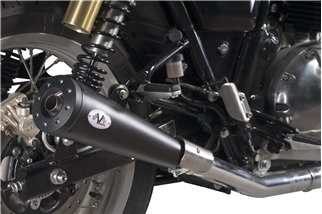 Scarico coppia silenziatori VPerformance Dark AROE0020018 Royal Enfield GT 650 Interceptor