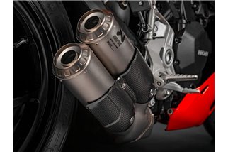 COPPIA SILENZIATORI TITANIO AKRAPOVIC DUCATI PANIGALE SUPERSPORT / S 17-20 UFFICIALE DUCATI