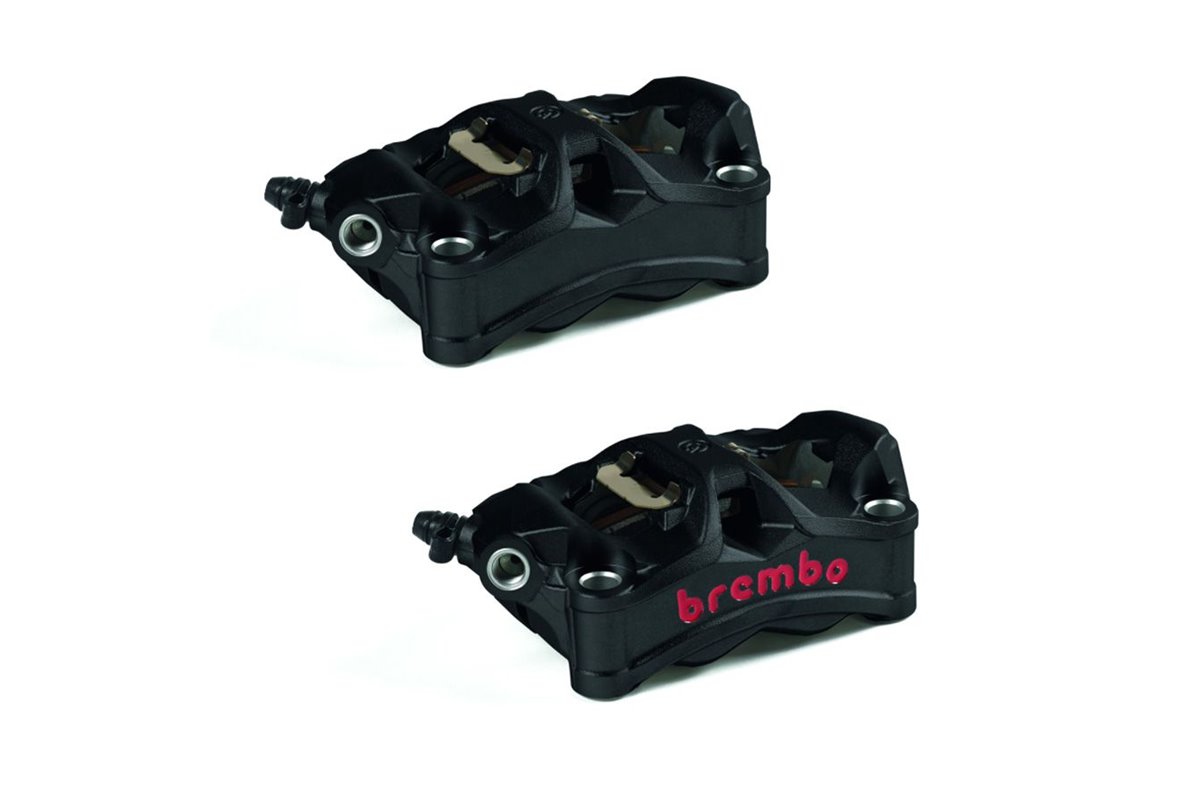 Ducati 433696 Coppia Pinze Radiali Stylema Nere Brembo Racing Per Diavel V4 2023-2024