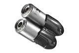 Ducati 373414 Coppia Silenziatori Titanio Akrapovic Per Panigale Supersport 950 - S 21-23 Ufficiale Per