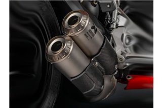 Ducati 373414 Coppia Silenziatori Titanio Akrapovic Per Panigale Supersport 950 - S 21-23 Ufficiale Per