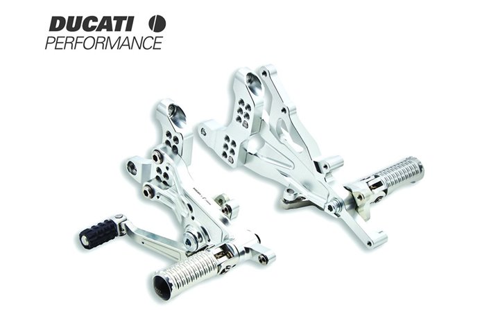 Ducati 265773 Pedane Regolabili Pilota Rizoma Per Panigale V4 - S - R 2018-2022